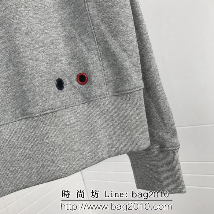 MONCLER蒙口X Fragment18SS蒙口藤原浩閃電限定款 雙LOGO毛巾布刺繡 Backstag男款衛衣 ydi1280